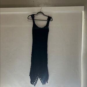 White House Black Market Black Midi Dress